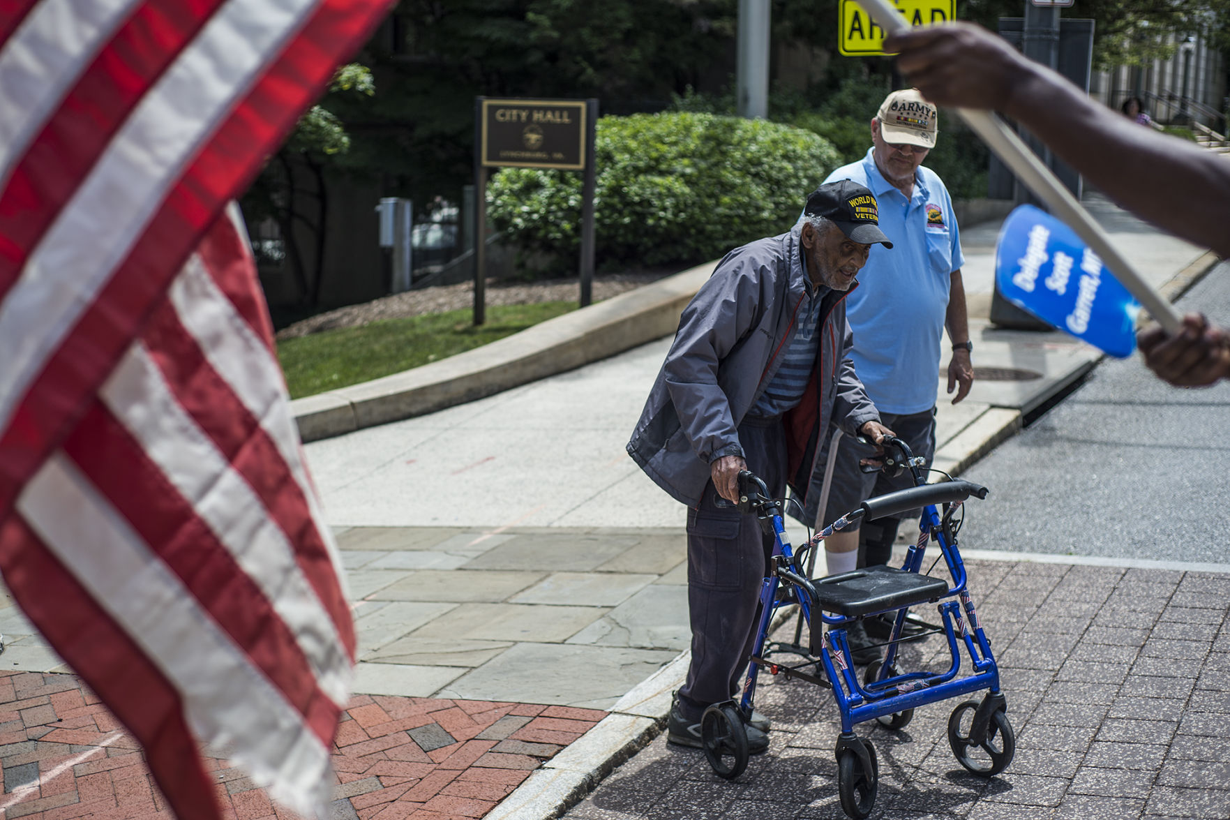 2016-07-15 Monument Terrace Troops Rally
